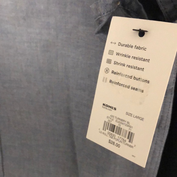 Lot of 2x NEW [urban pipeline] Boys Long-Sleeve Button-Up Dress Shirts Sz L - Picture 13 of 13